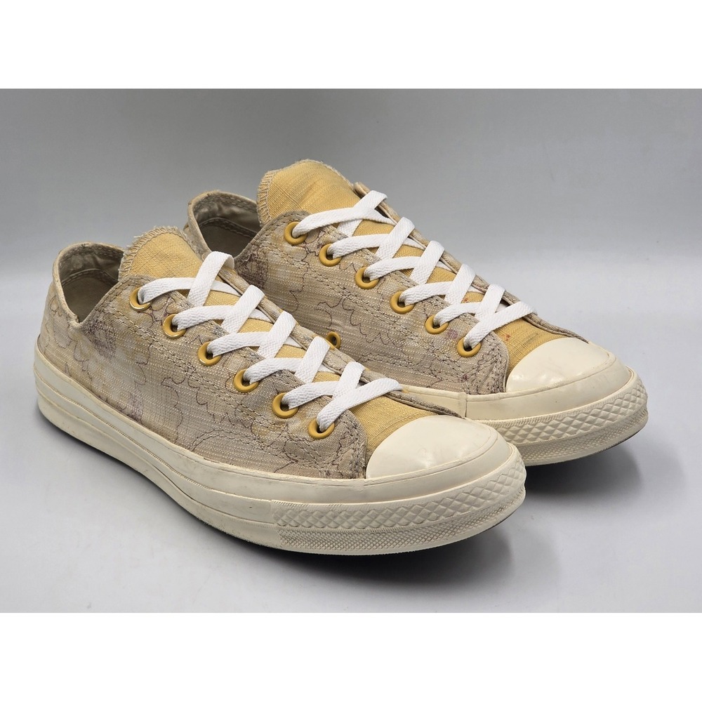 Converse Chuck 70 OX Floral Sunflower Yellow White Sneakers Womens Size 10